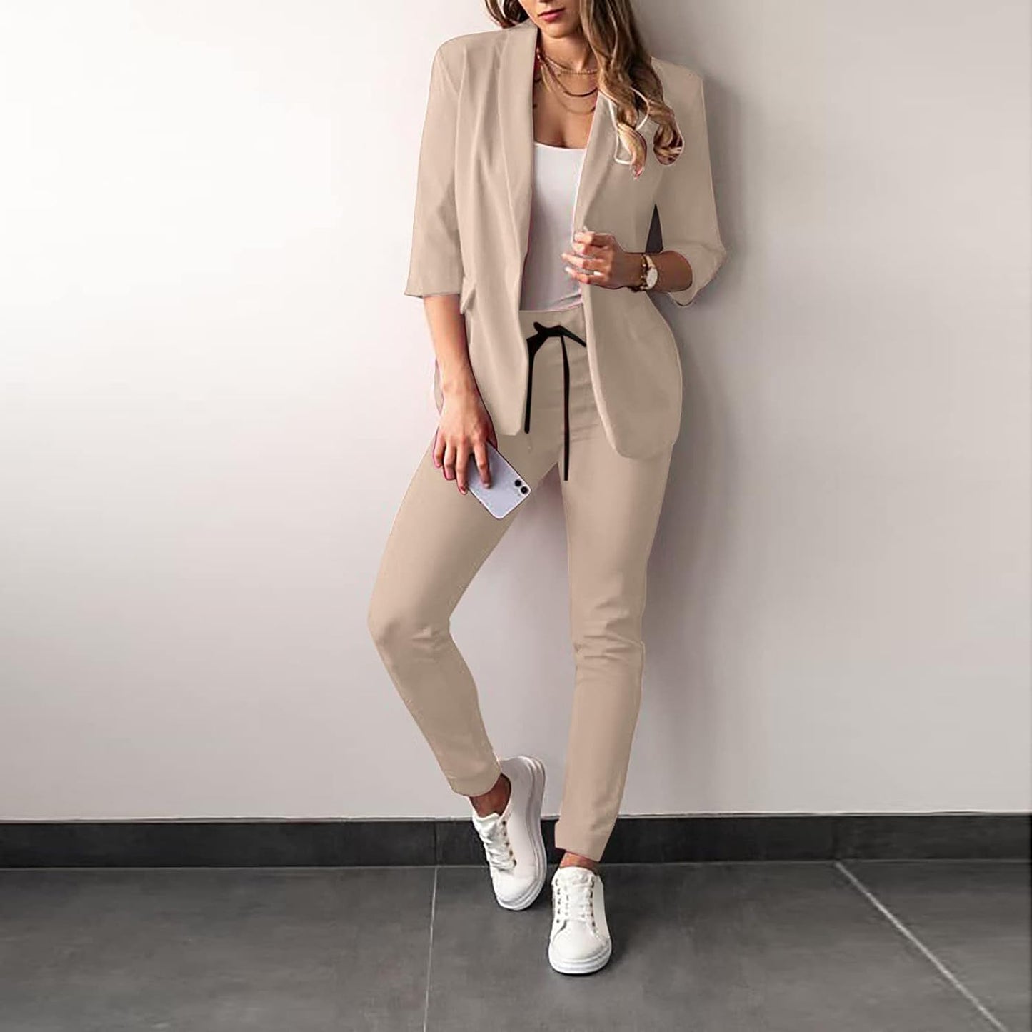 ModeGeist | 2-teiliges Damenanzug Stilvoller Blazer und Hose für Damen