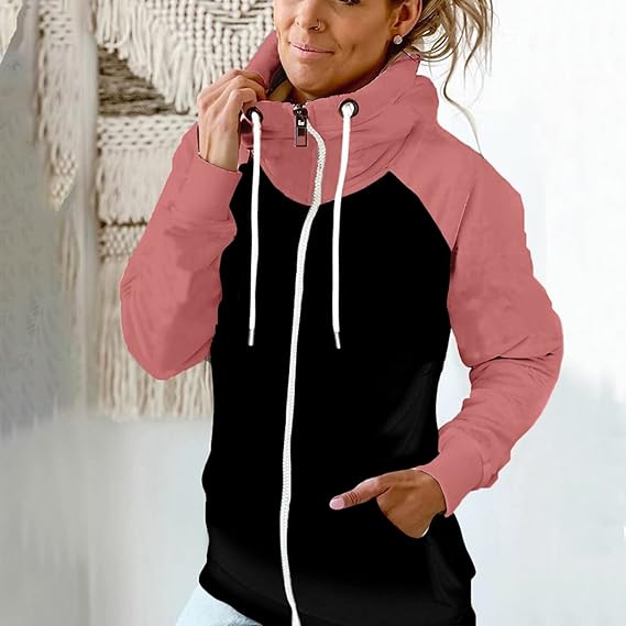 ModeGeist | Langarm Zip Up Taschenpullover