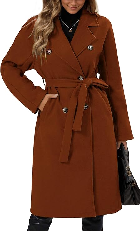 ModeGeist | Klassischer Damen Trenchcoat Mit Doppelknopfverschluss