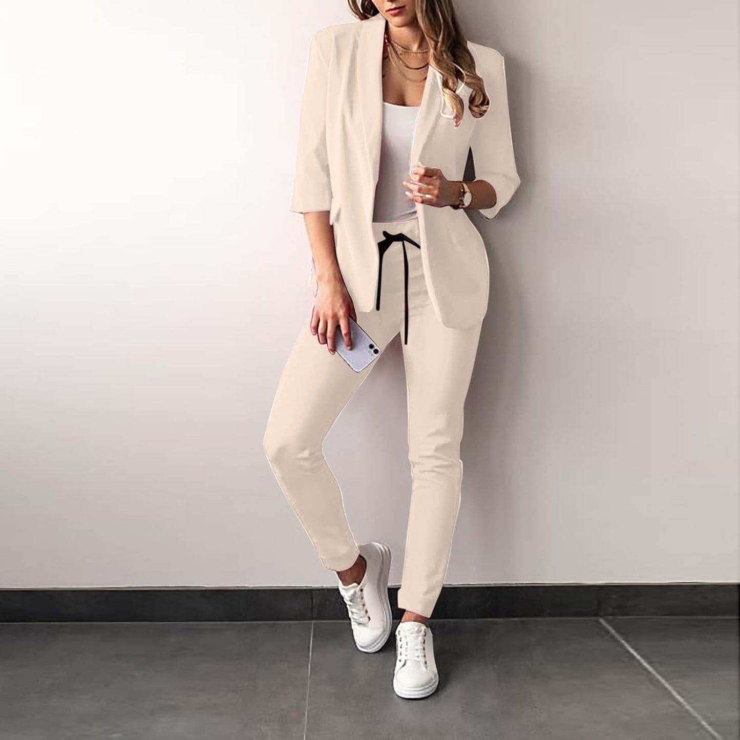 ModeGeist | 2-teiliges Damenanzug Stilvoller Blazer und Hose für Damen