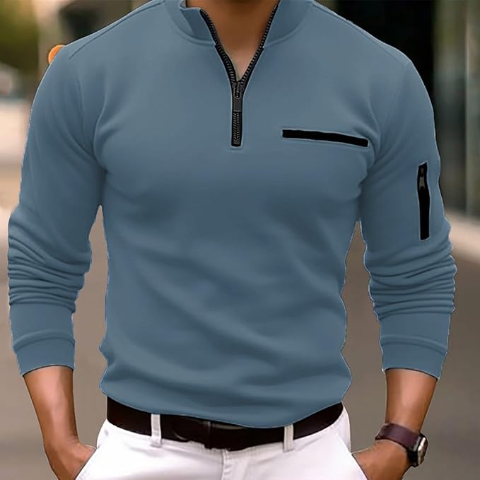 ROBIN Long-Sleeve Polo Shirt