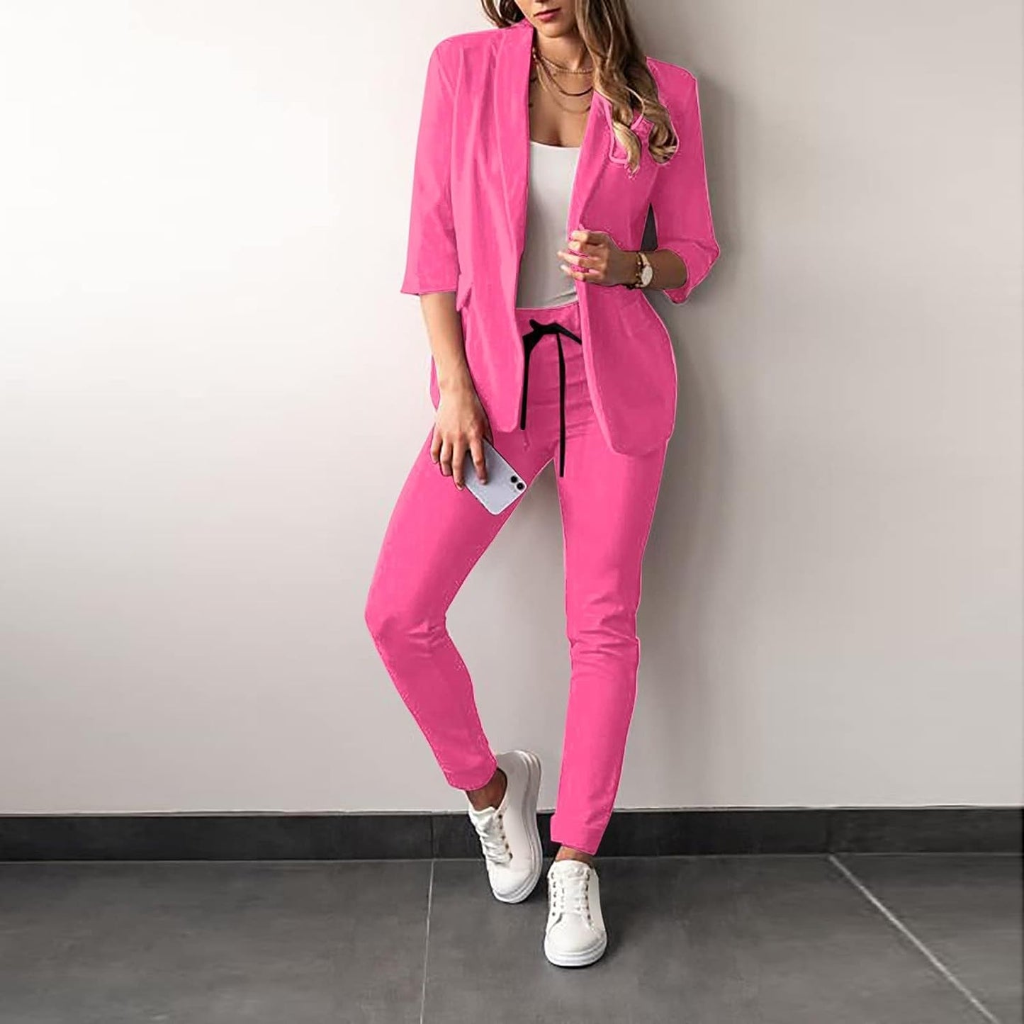 ModeGeist | 2-teiliges Damenanzug Stilvoller Blazer und Hose für Damen