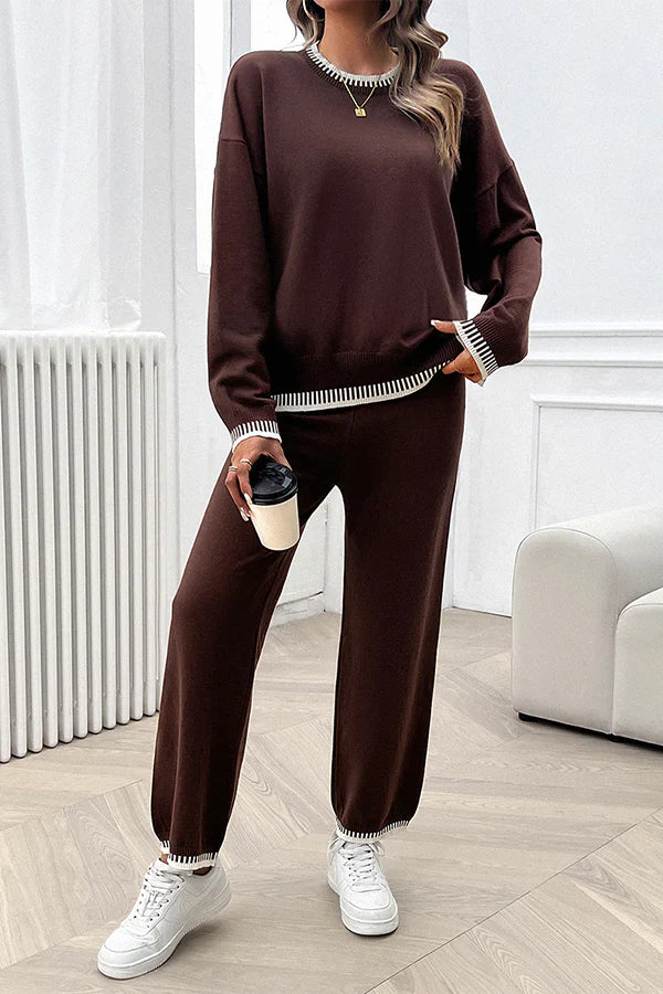 WANDA Strickpullover-Set mit Hose