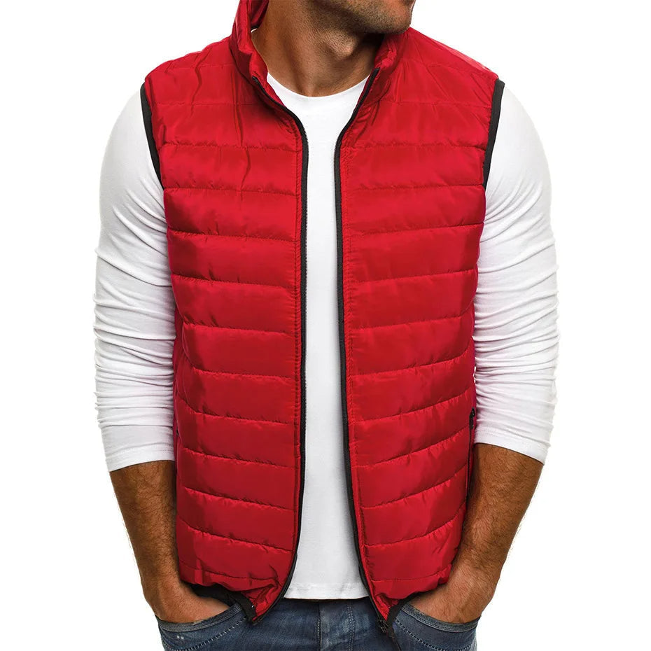 ModeGeist | Elegante gesteppte Weste für Herren