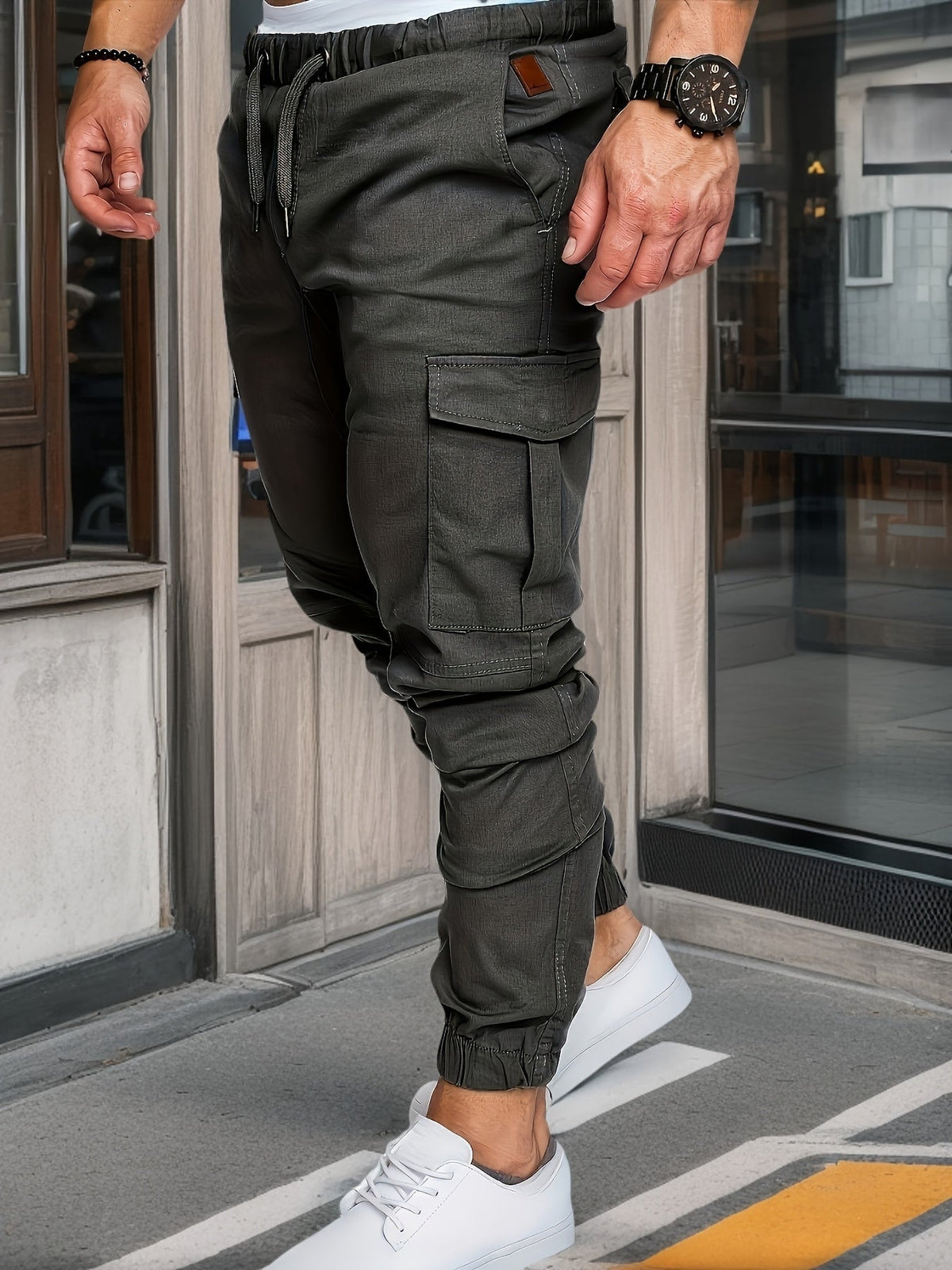 Herren Cargohose von Ben mit Taschen für die Freizeit