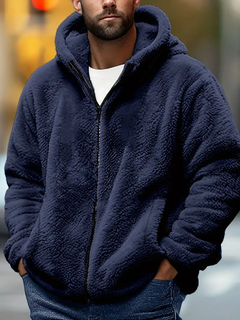 Kapuzenfleecejacke WOLFGANG