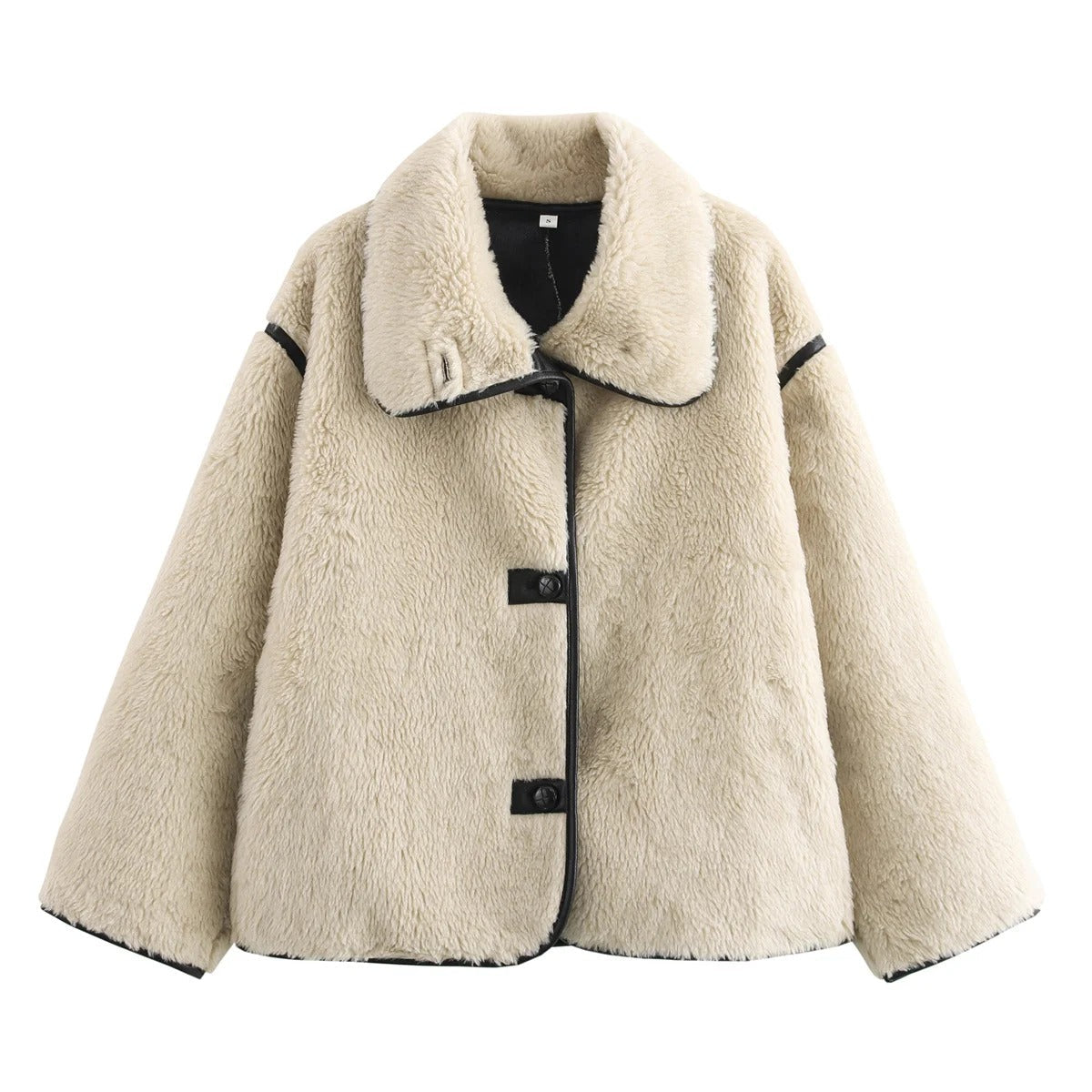 ModeGeist | Gemütliche Teddyjacke mit klassischem Kragen