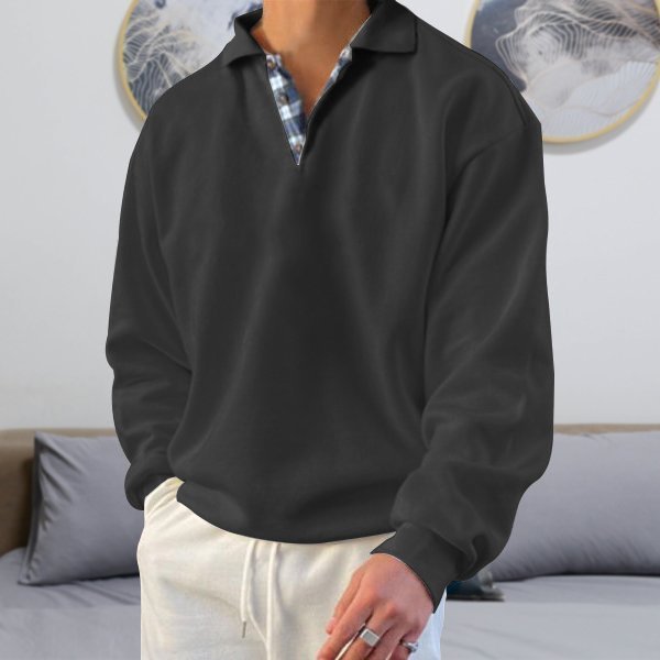 Klassisches Polo-Sweatshirt von Fudus