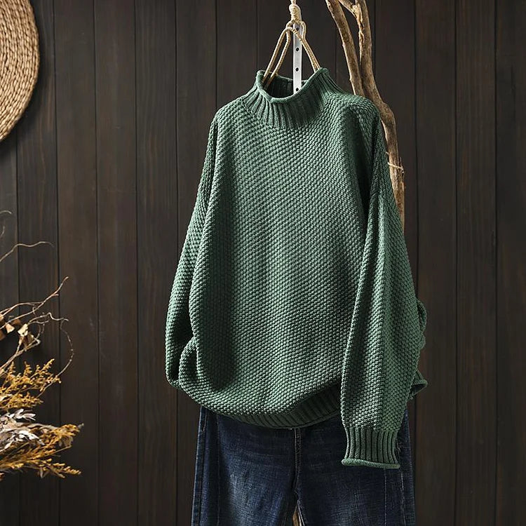 Larren Rollkragenpullover aus Strick