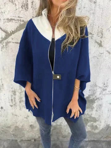 ModeGeist | Lässige Jacke mit hohem Kragen