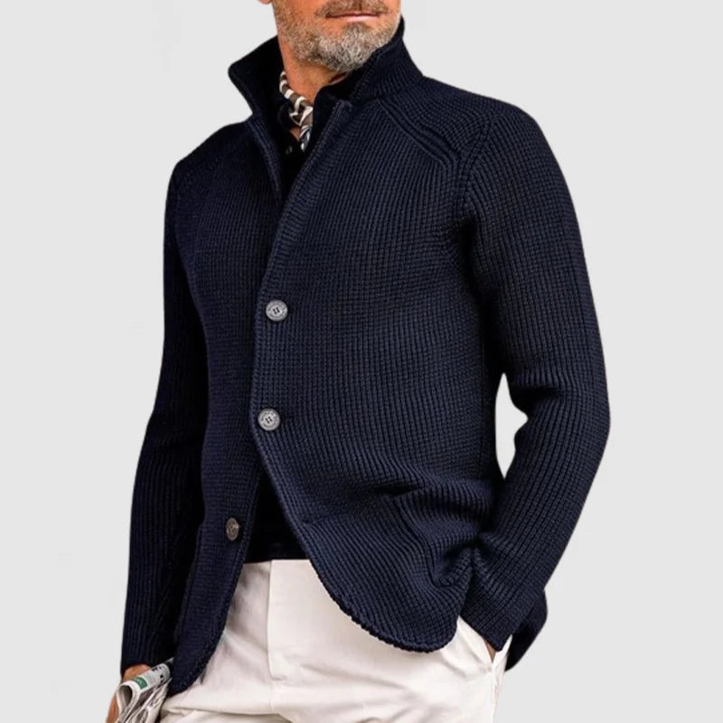 ModeGeist | Strickjacke mit Knöpfen Klassisches Design Warm und Stilvoll