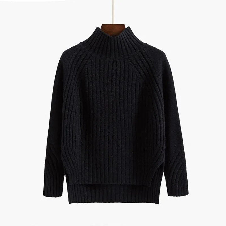 ModeGeist | Strickpullover mit Halbem Rollkragen