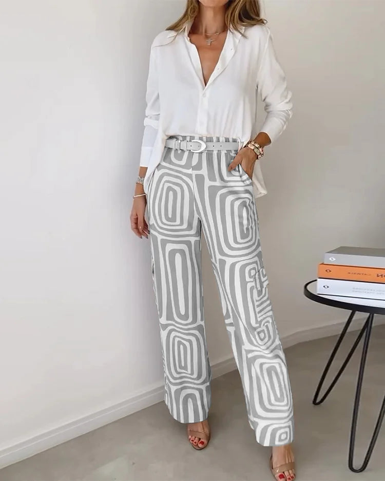 THEKLA - Elegantes zweiteiliges Set (Geschenk: gratis Gürtel)