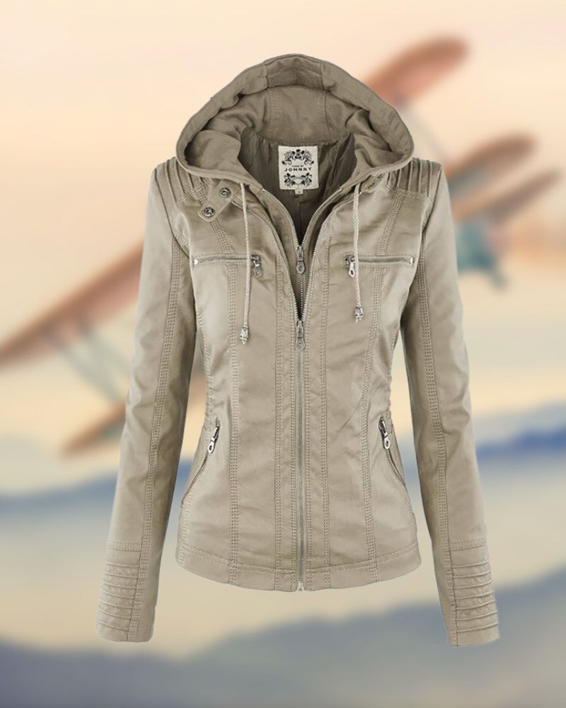 ModeGeist | Elegante und Einzigartige Lederjacke