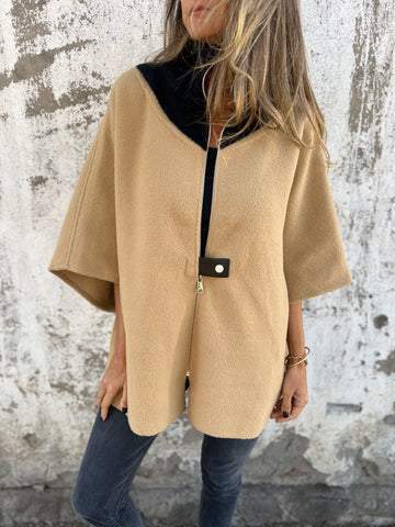 ModeGeist | Lässige Jacke mit hohem Kragen