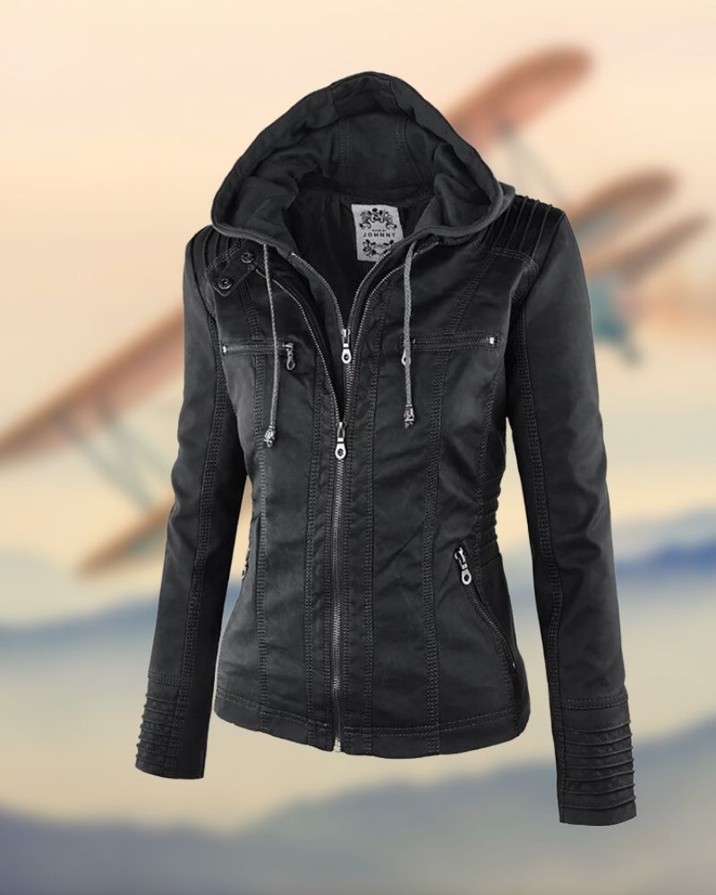 ModeGeist | Elegante und Einzigartige Lederjacke