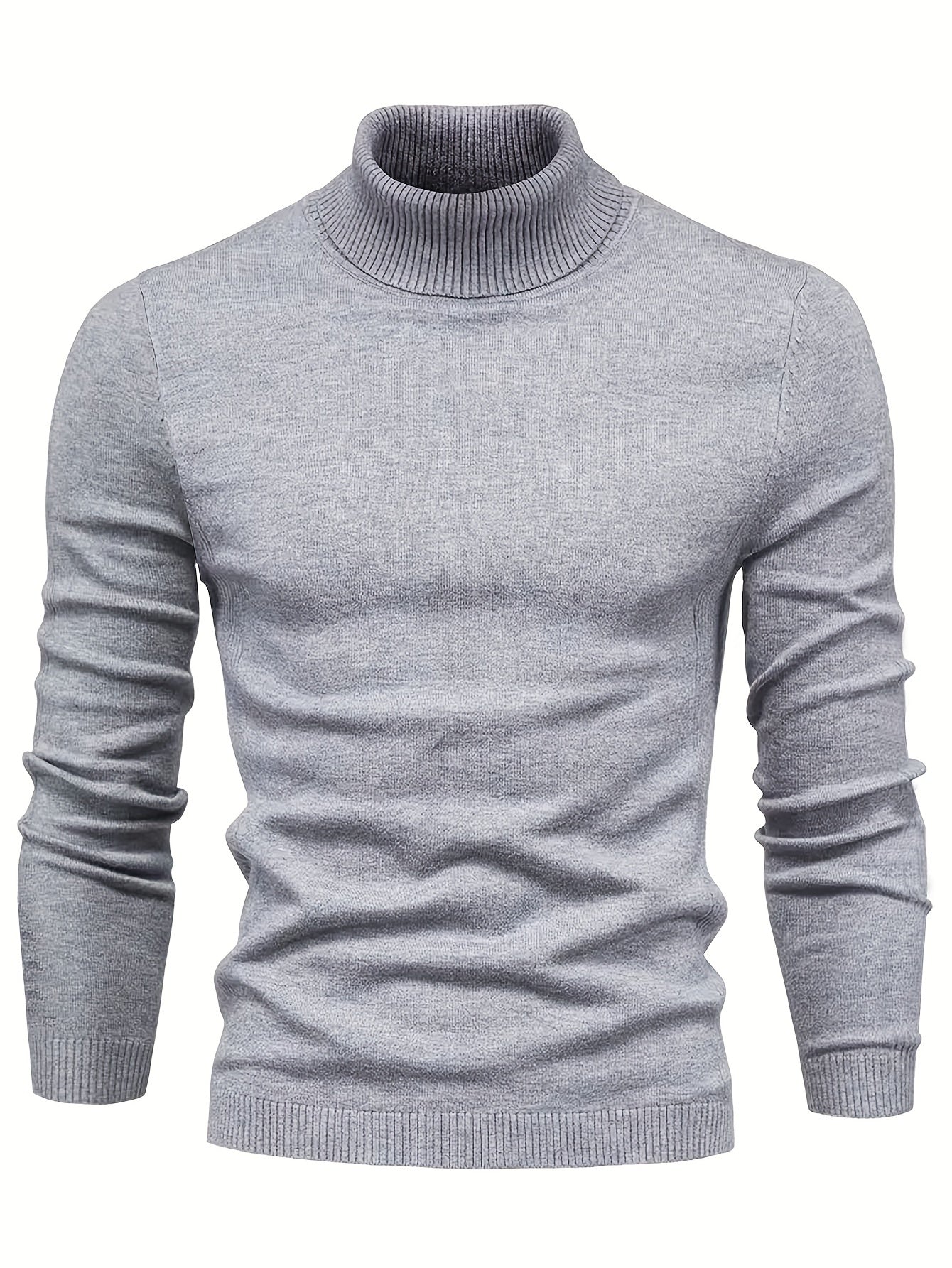 ModeGeist | Klassischer Rollkragenpullover Weich und Stilvoll Wollmischung