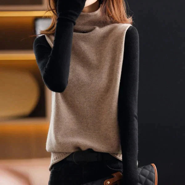 ModeGeist | Rollkragenweste für Klassische Looks