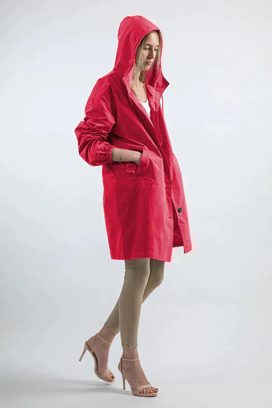 ModeGeist | Schicke Weiße Regenjacke