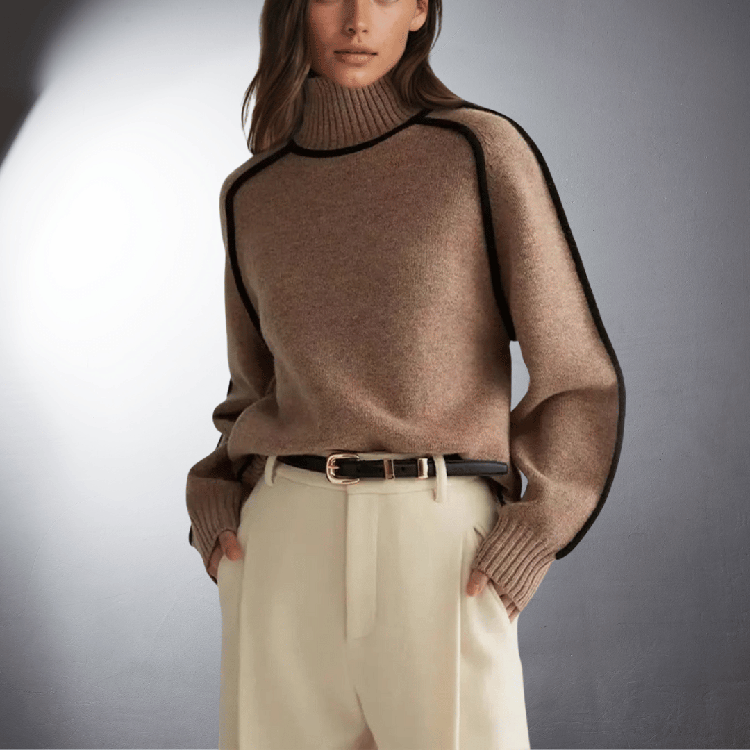 MODEGEIST Damen Rollkragenpullover weich klassisch nachhaltig umweltfreundlich
