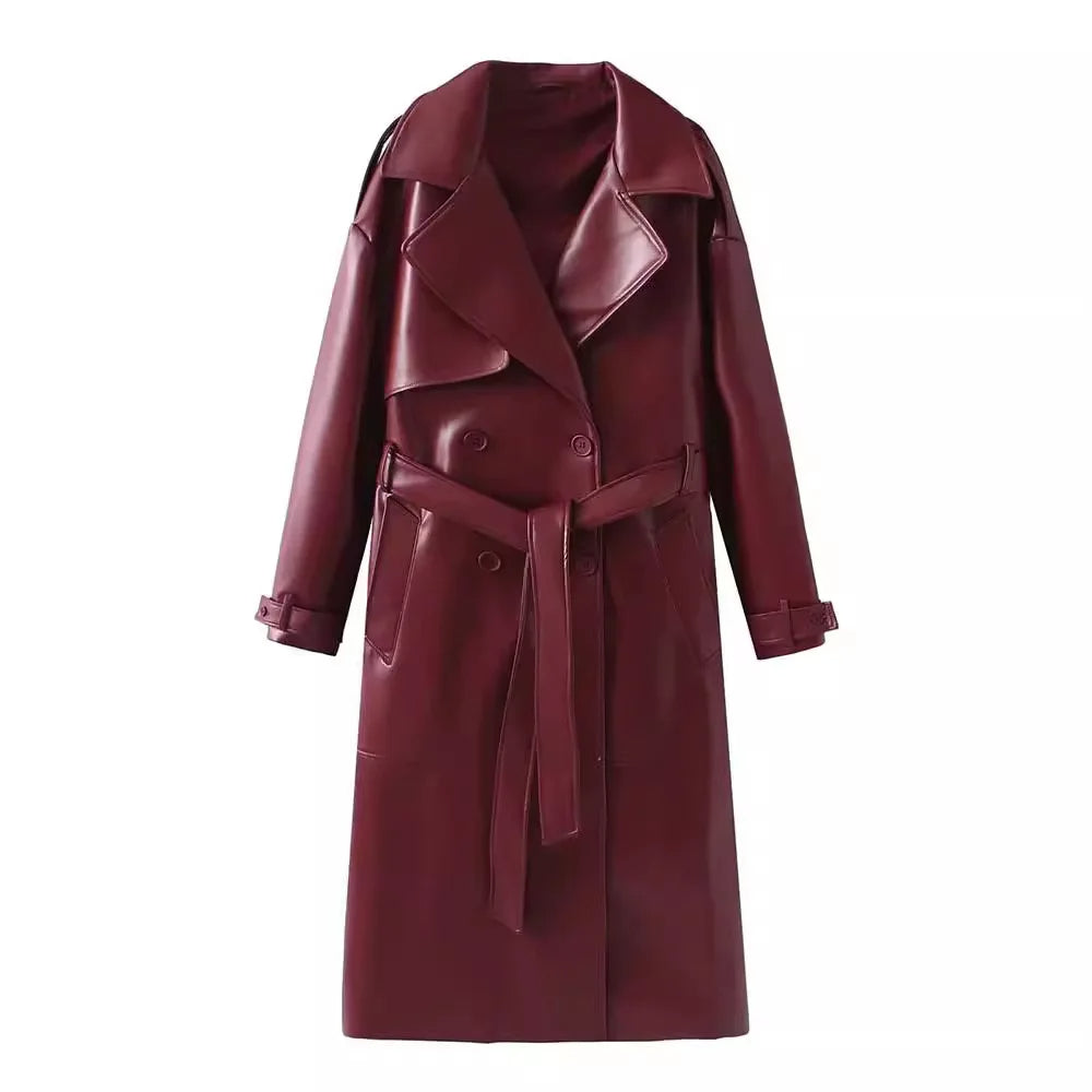 ModeGeist | Stilvolle Vegane Leder Damenjacke