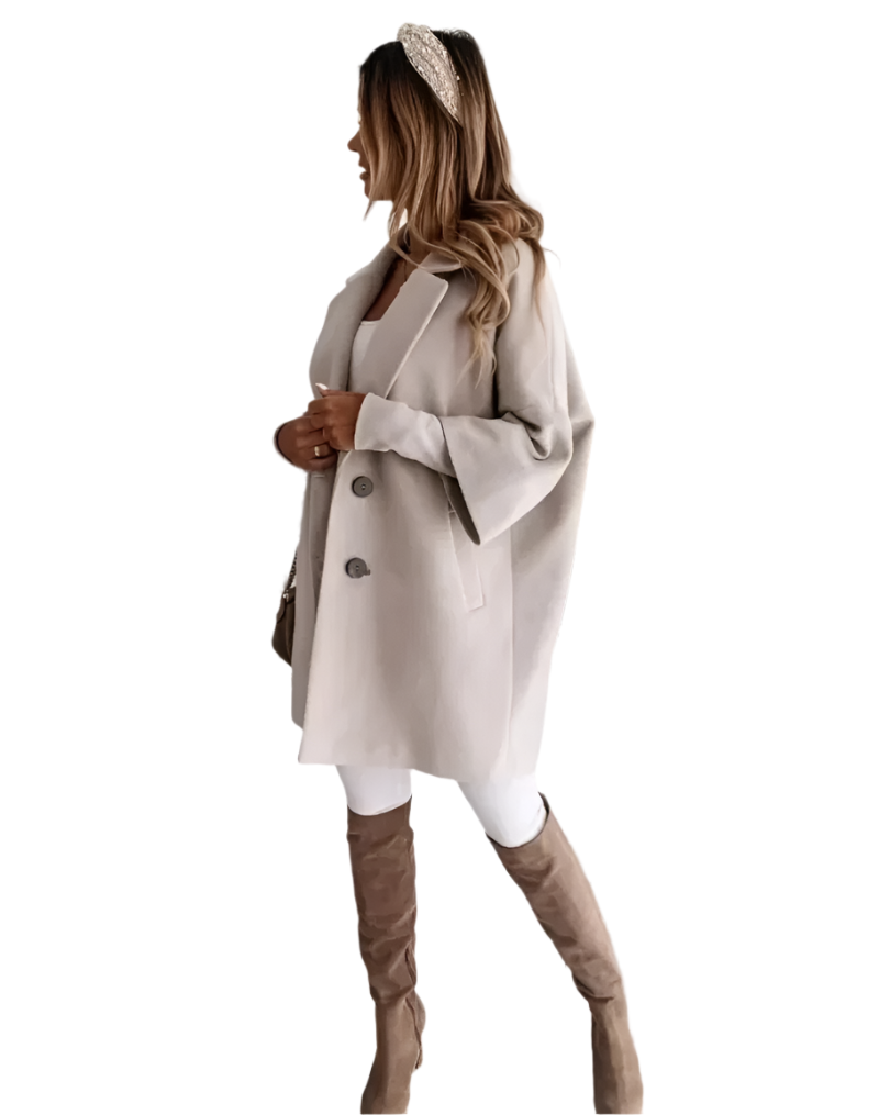 ModeGeist | Weit fallender Damen-Trenchcoat