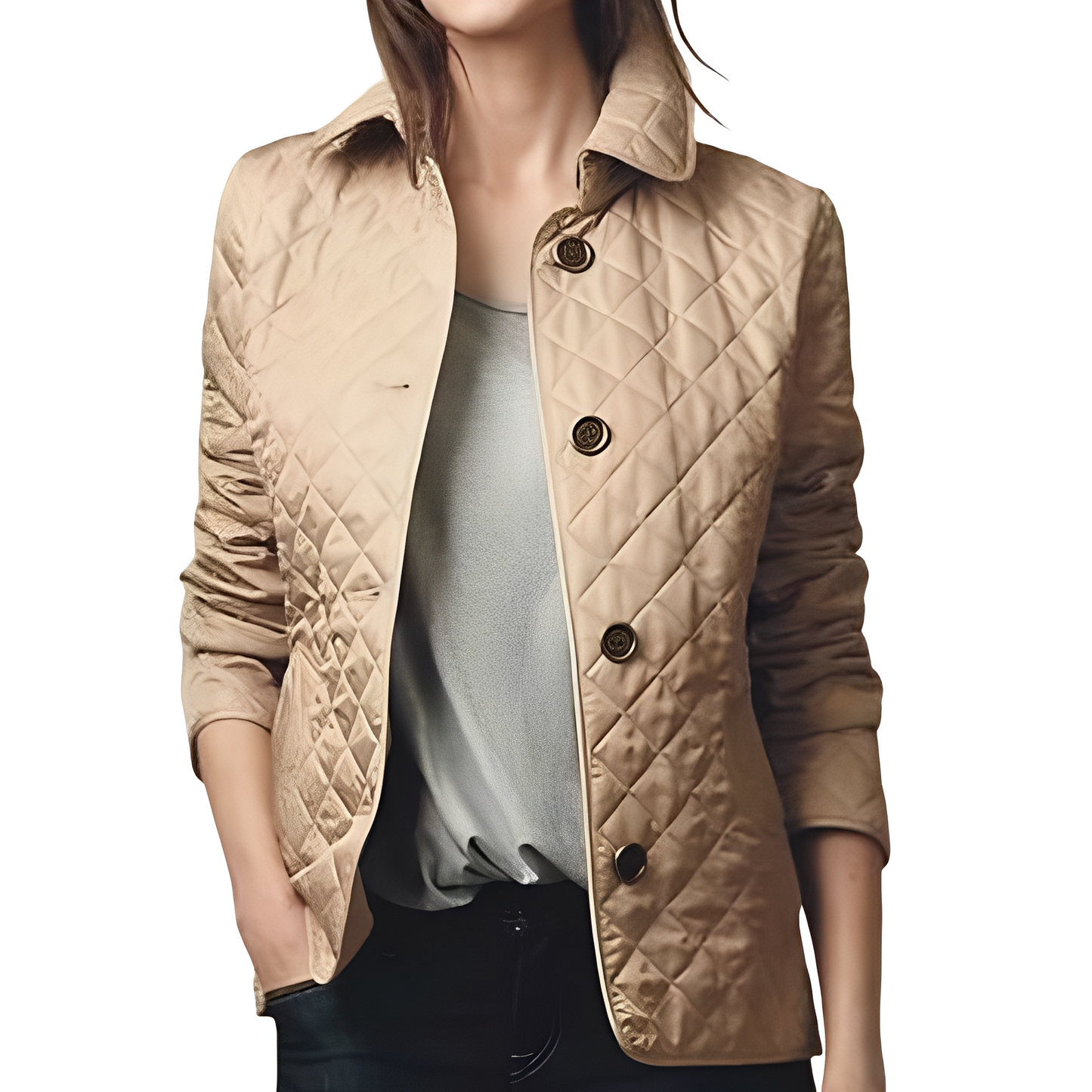 ModeGeist | Stylische Slim-Fit Jacke mit Knöpfen für Männer