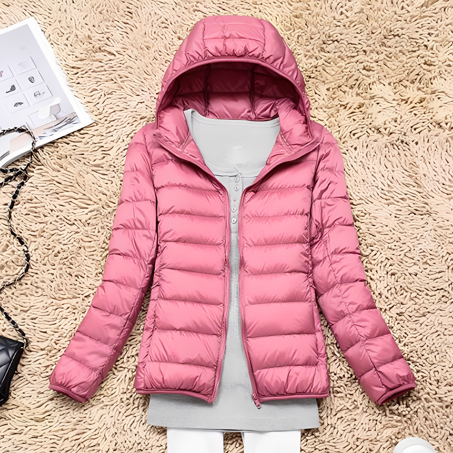 ModeGeist | Lässige Slim Down-Jacke für Frauen