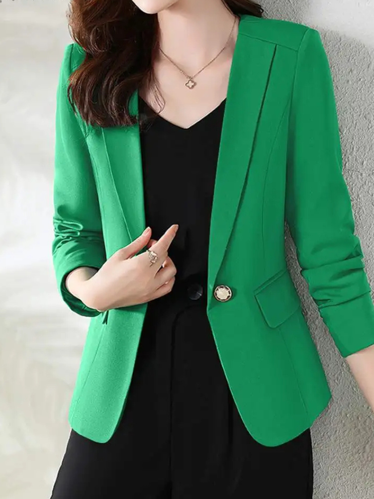 Avelena Luxus Damen Blazer Lang