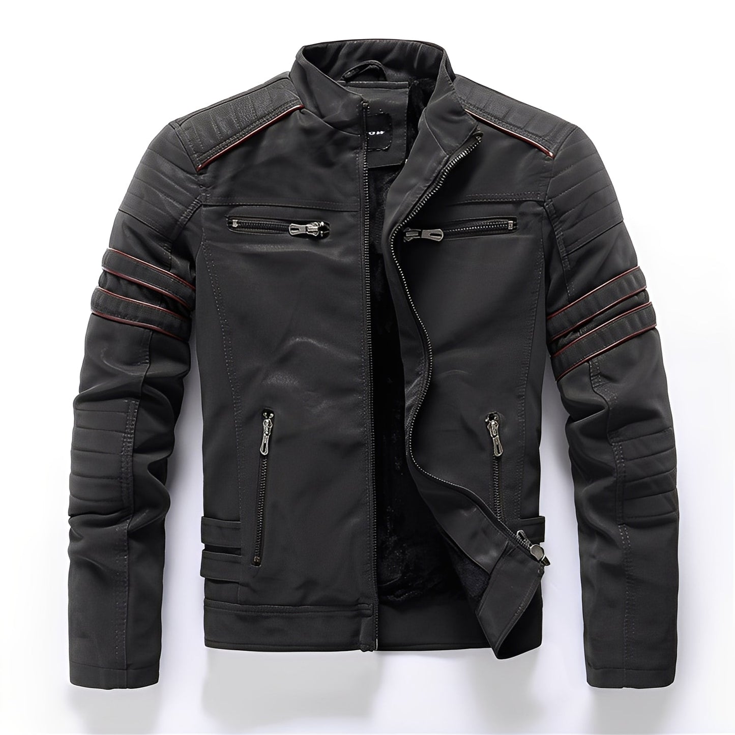 ModeGeist | Stylische Motorrad-Lederjacke für Herren