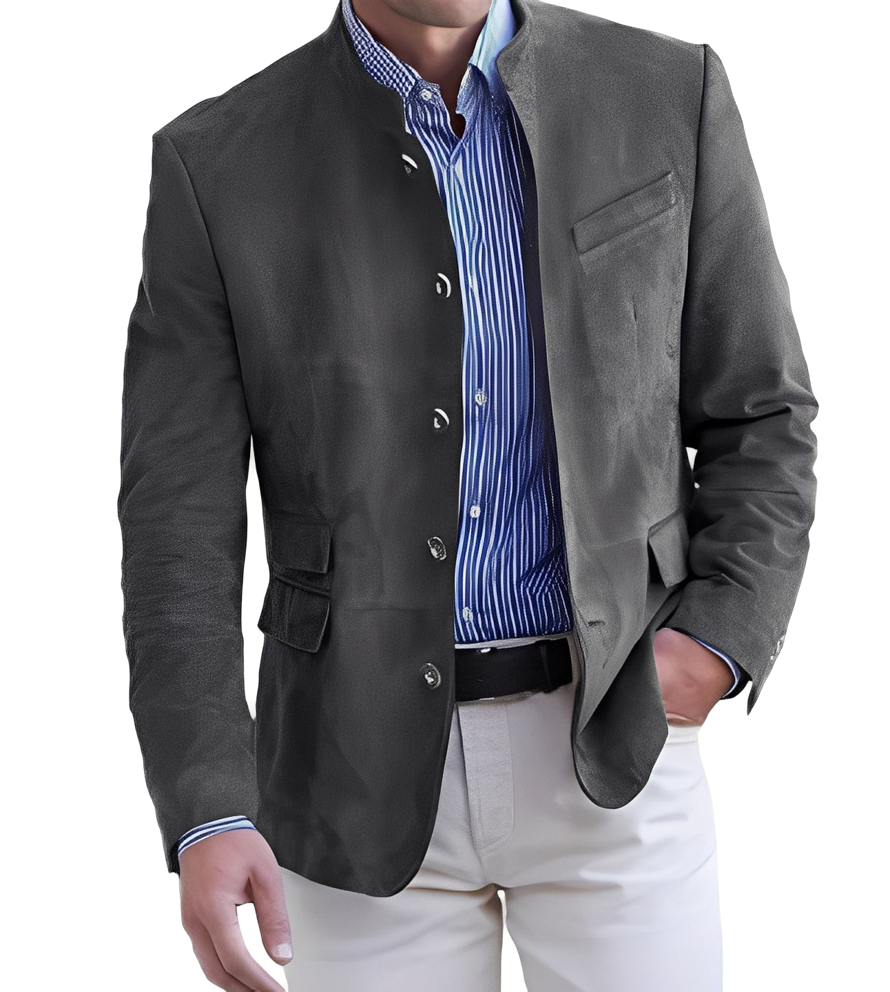 ModeGeist | Stylische Freizeit Blazerjacke für Männer