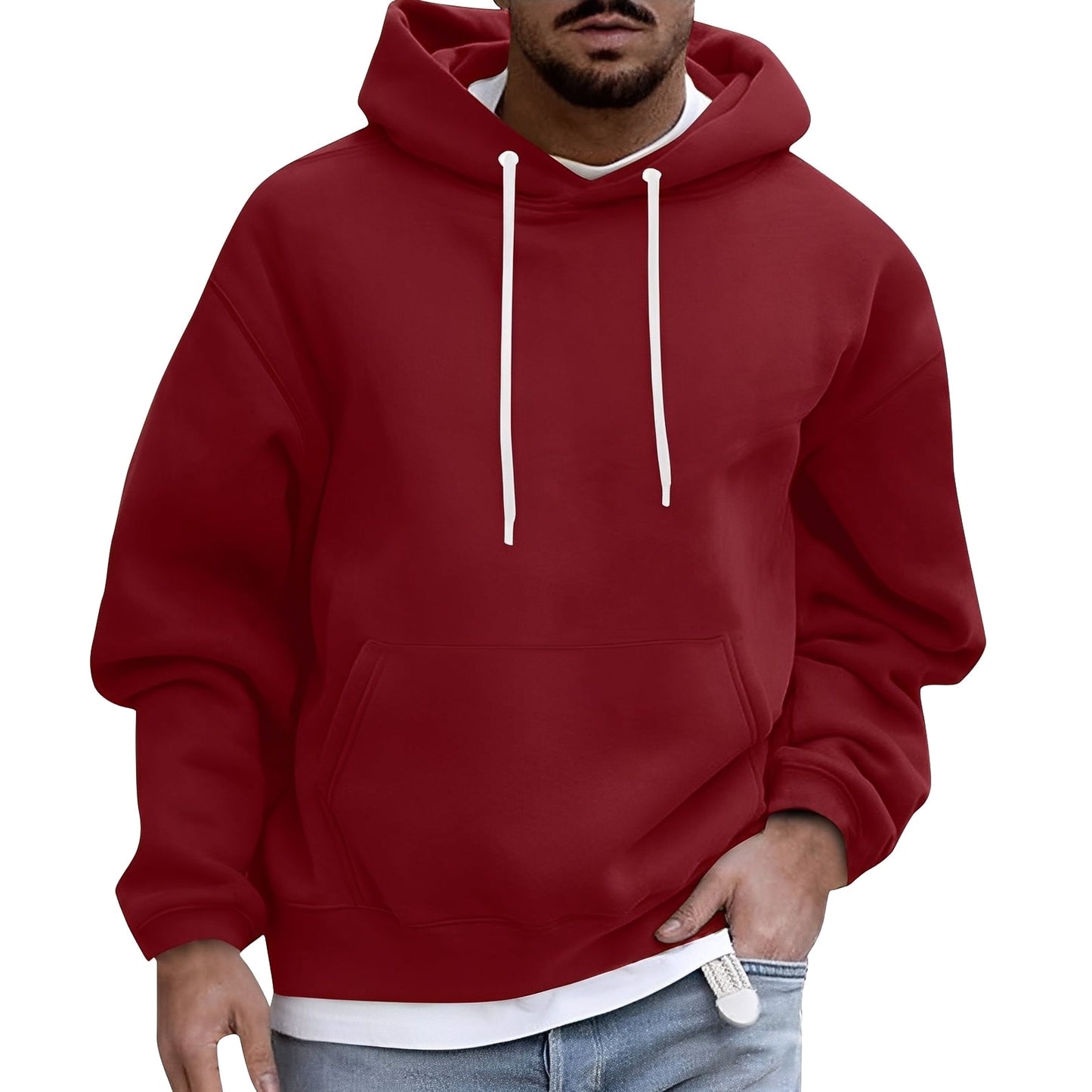 ModeGeist | Lässiger Hoodie mit Tasche für Männer