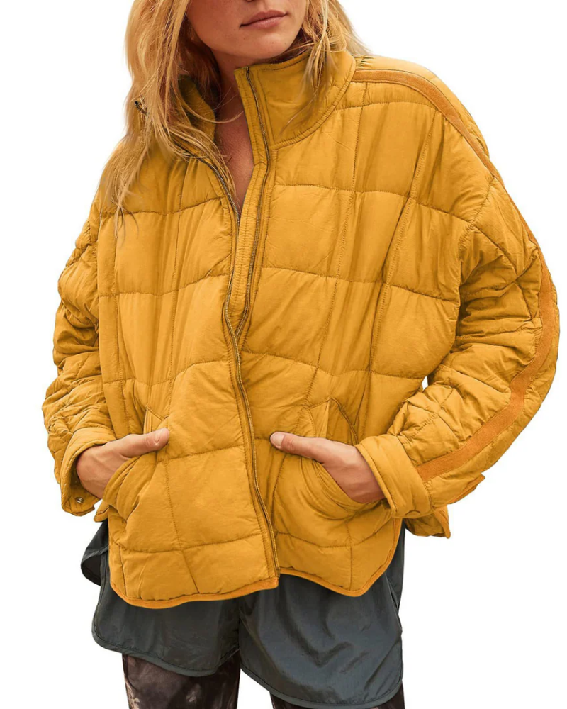 ModeGeist | Leichtgewicht Kompakt Reißverschluss Pufferjacke