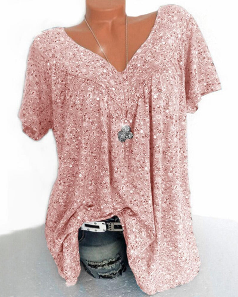 Sommerbluse für Damen - floral - Tanci