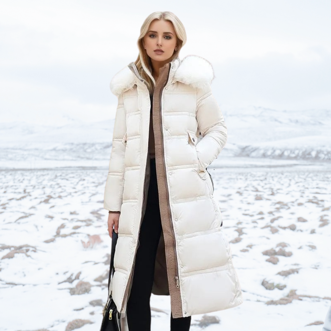 ModeGeist | Winter Lange für Frauen mit Tailliertem Schnitt und Langen Ärmeln Ideal für Die Kalte Jahreszeit