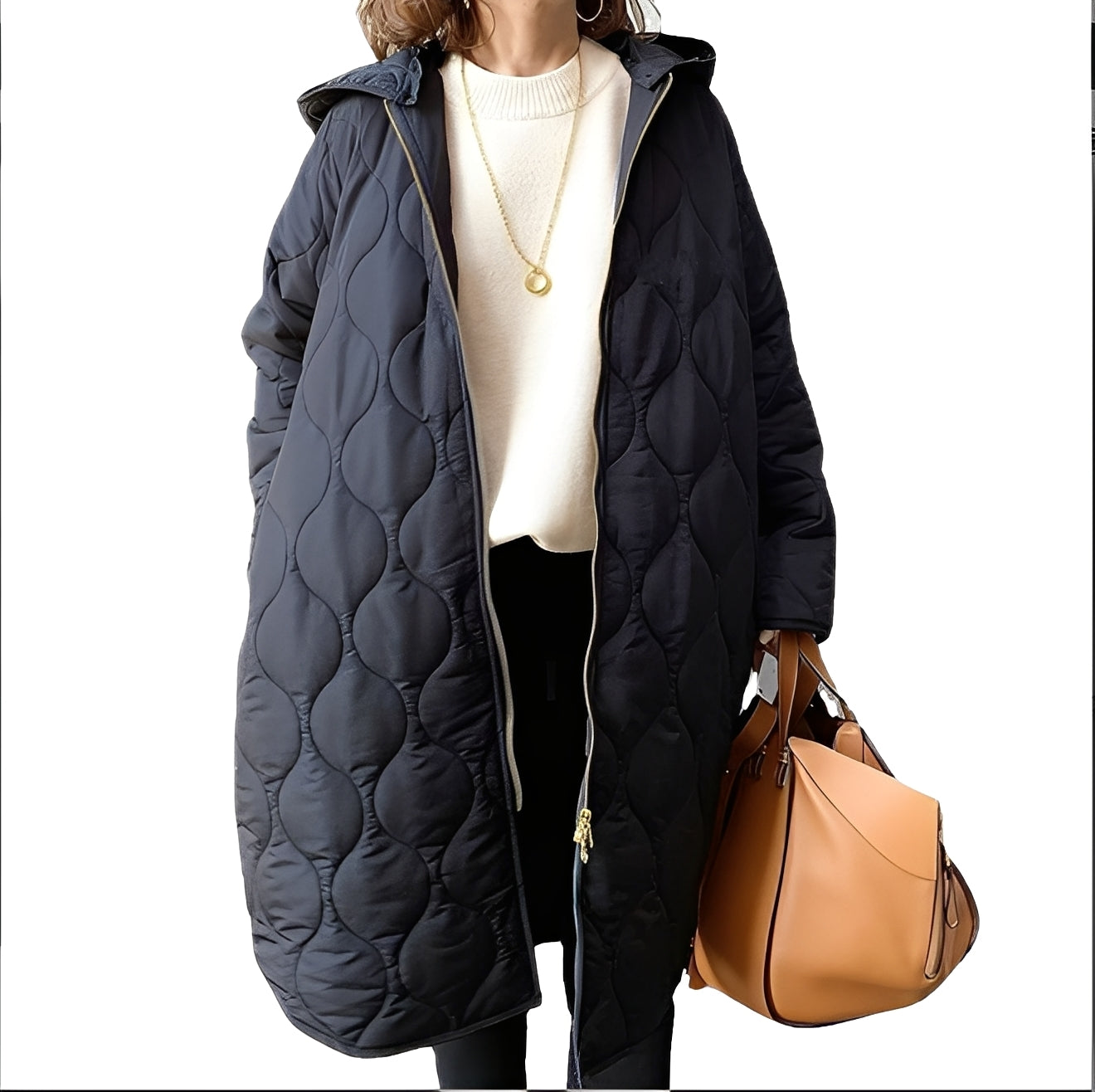 ModeGeist | Lässiger Parka-Mantel mit Kapuze für Frauen