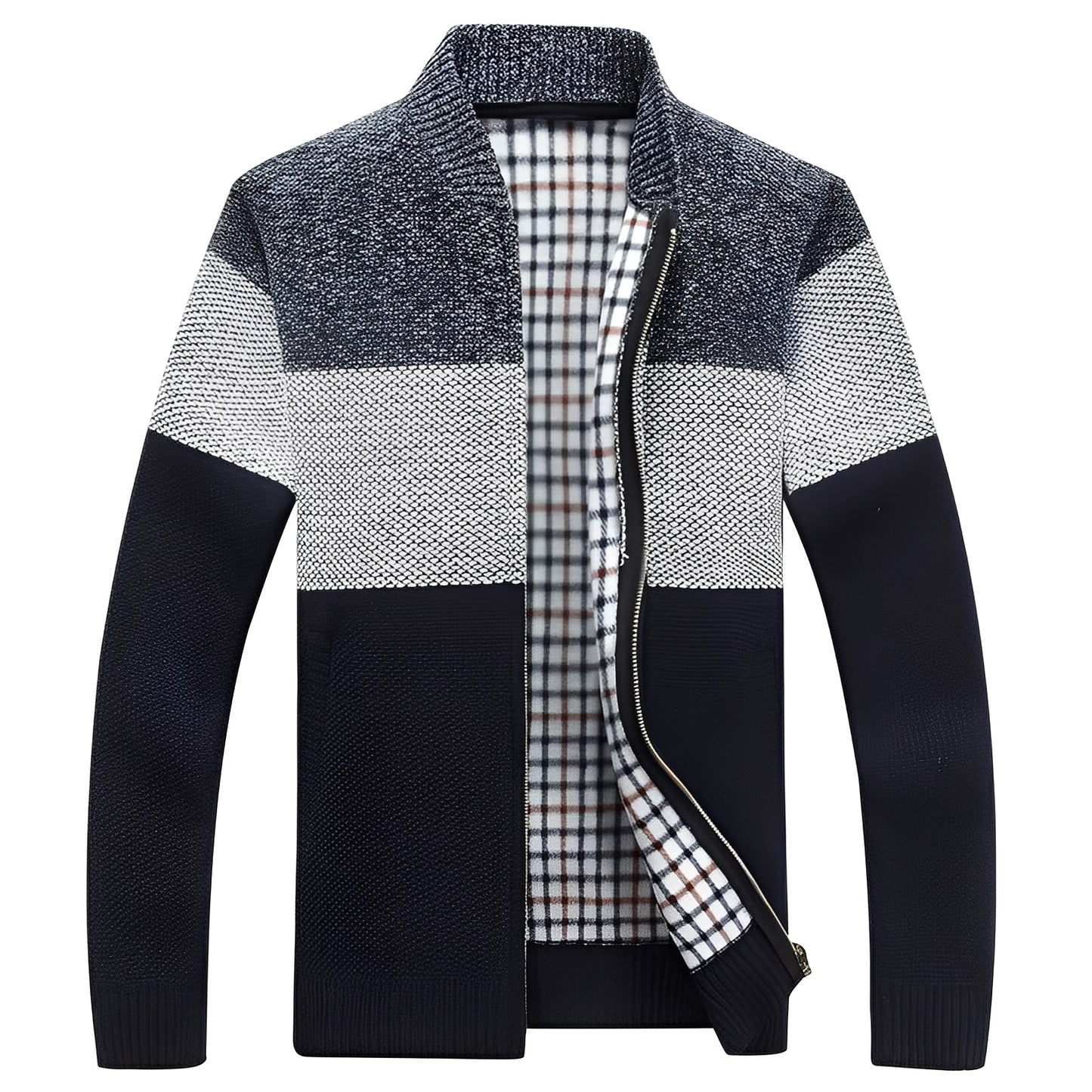 ModeGeist | Klassischer Cardigan mit Futter für Männer