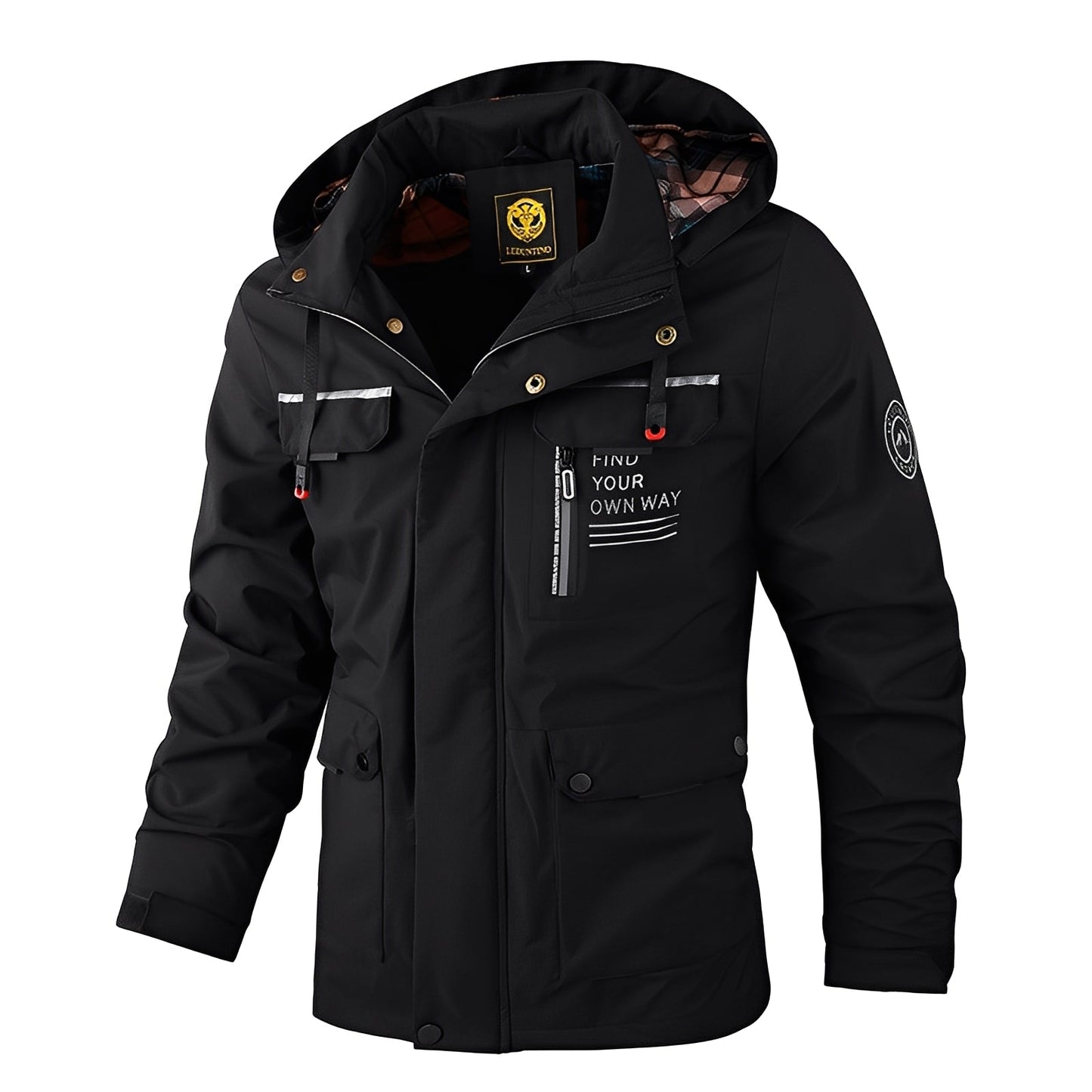ModeGeist | Wetterfest, Dicke Outdoor-Jacke für Männer