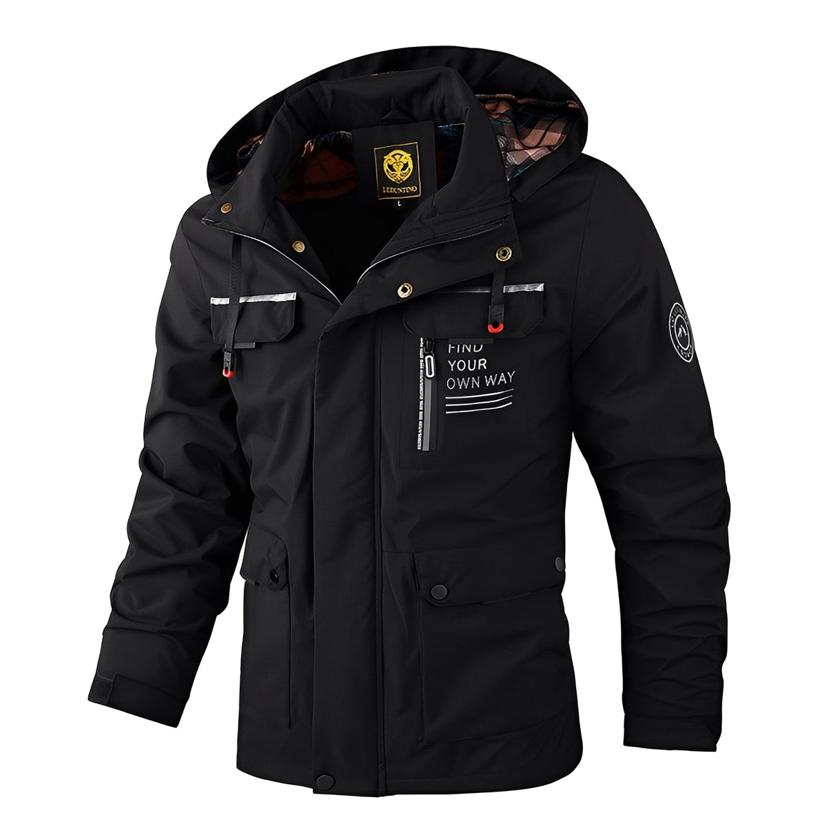 ModeGeist | Wetterfest, Dicke Outdoor-Jacke für Männer