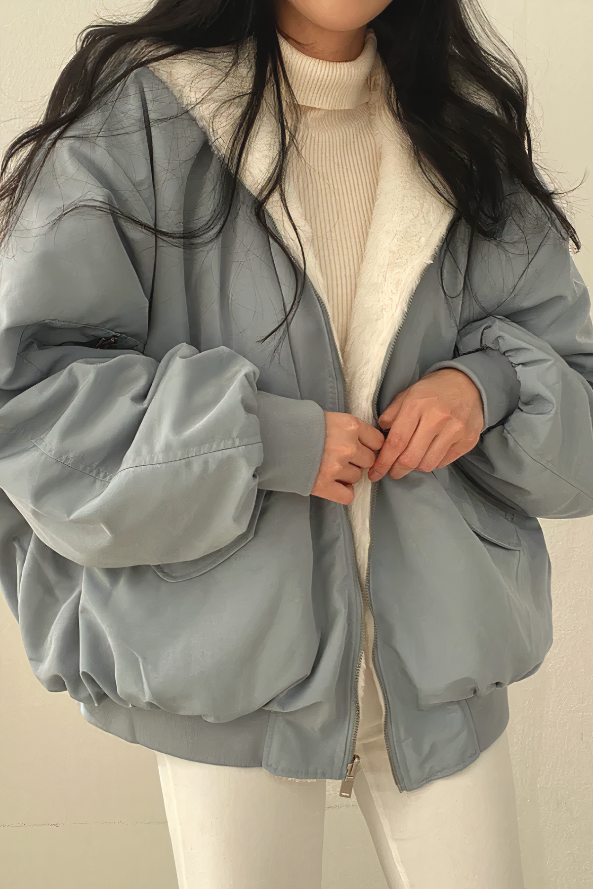 ModeGeist | Wintermantel für Frauen mit Kapuze Warm