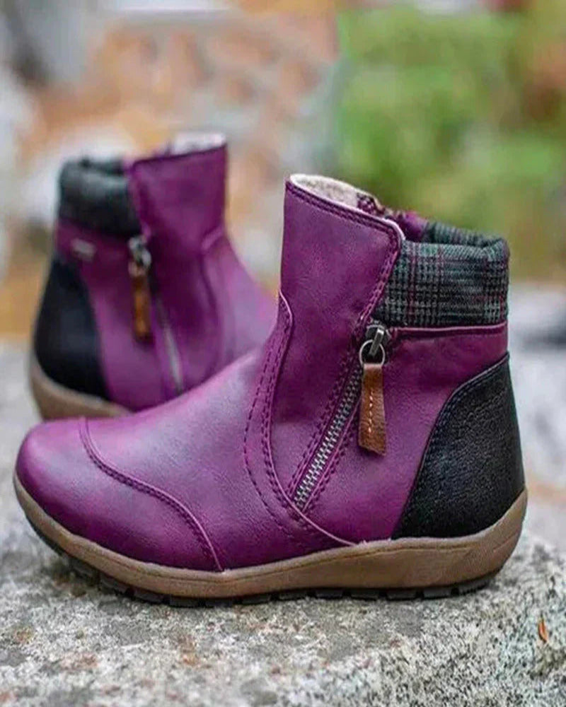 ModeGeist | Wasserdichte Orthopädische Stiefel mit Hochwertigem Reißverschluss