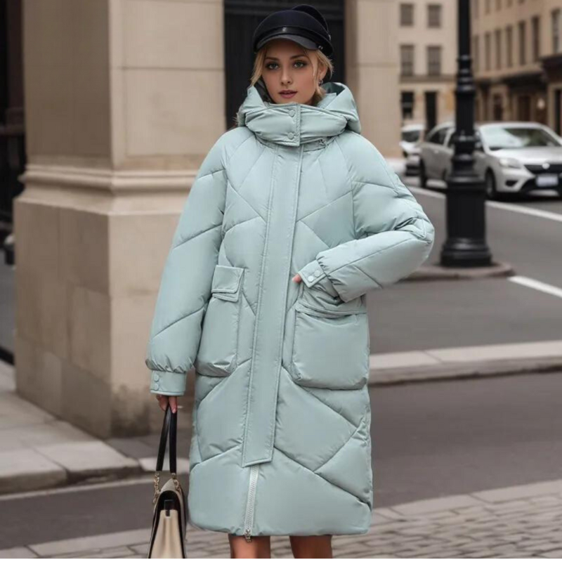 ModeGeist | Lange Jacke für Frauen Winter Warm