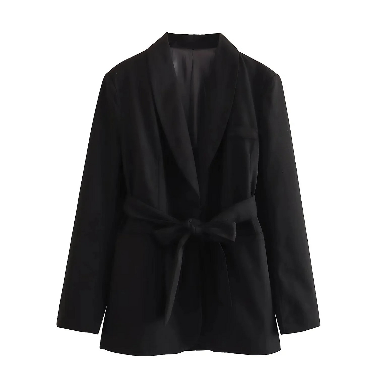 ModeGeist | Mehrfarben Hausbekleidungsstil Blazer und Hose Set