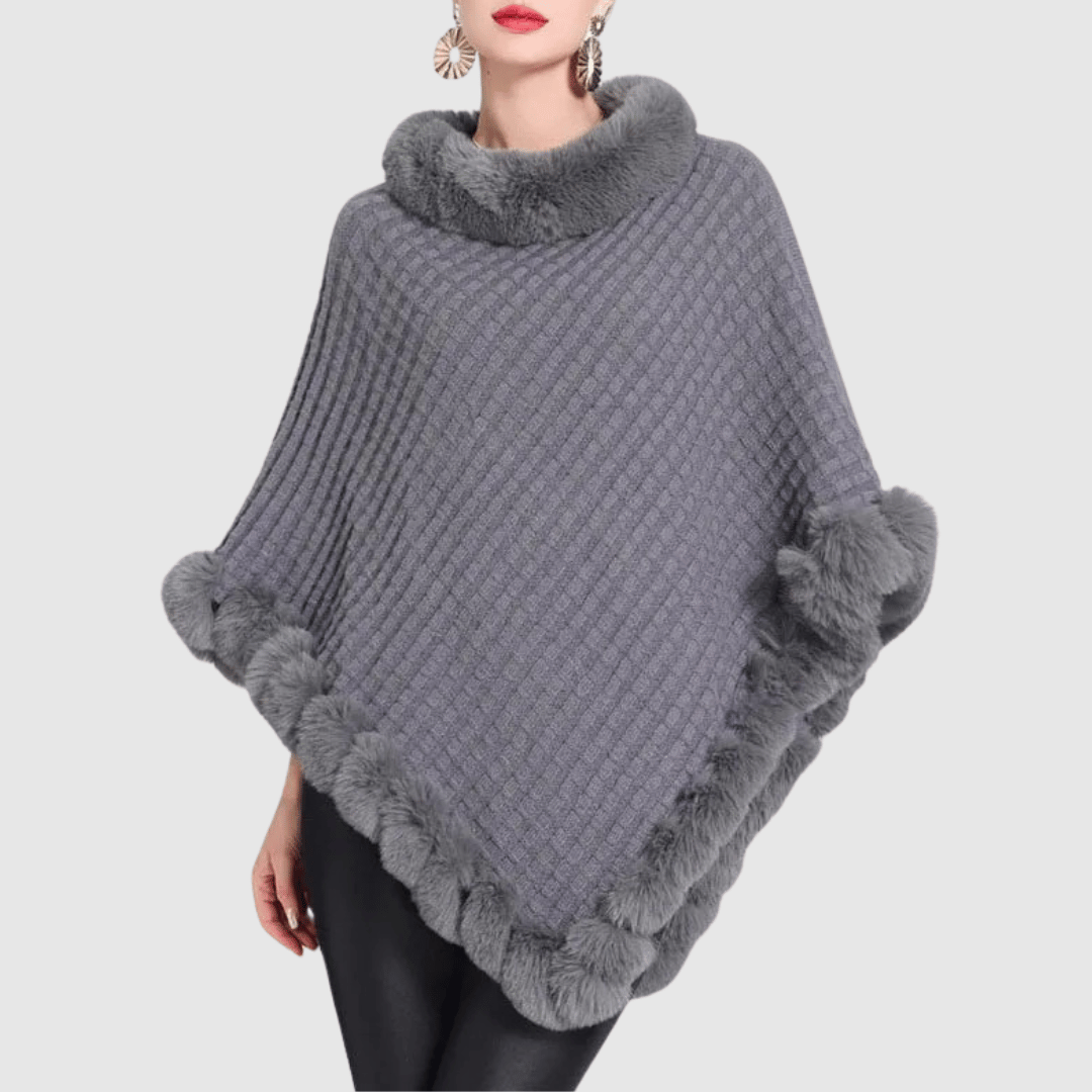 ModeGeist | Weich Gewebter Poncho