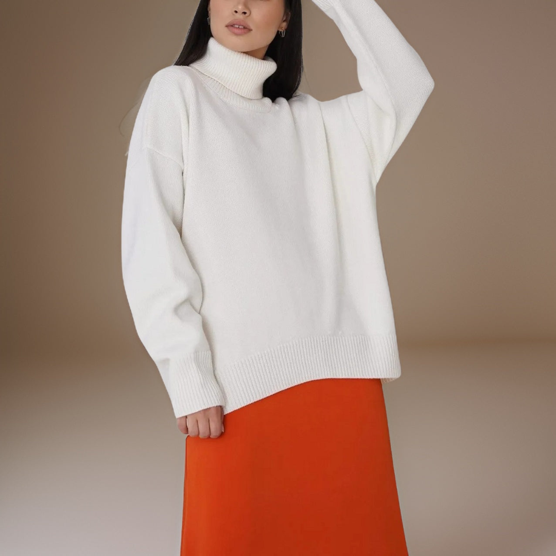ModeGeist | Rollkragenpullover für Damen Winter