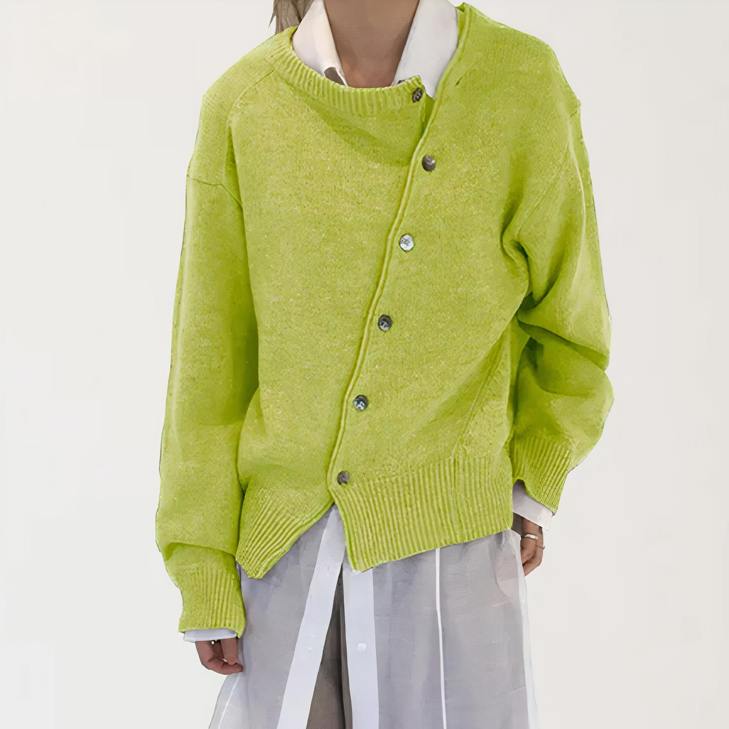 Damen Cardigan mit asymmetrischem Schnitt