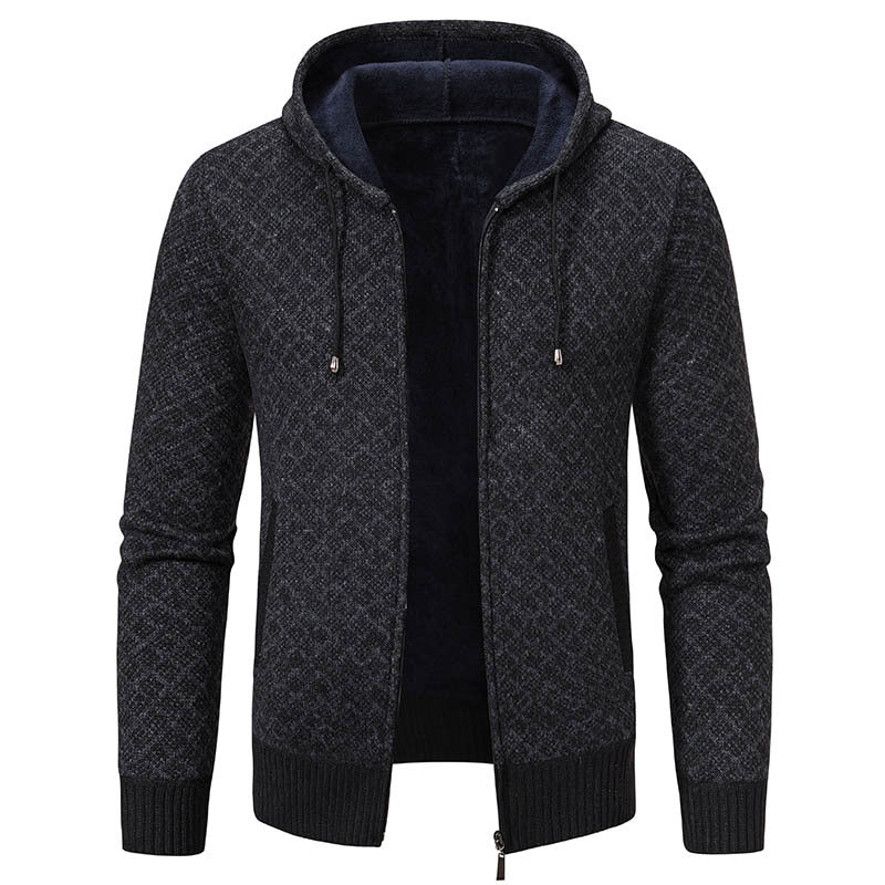 ModeGeist | Elegante, schlanke Jacke mit Kapuze für Männer
