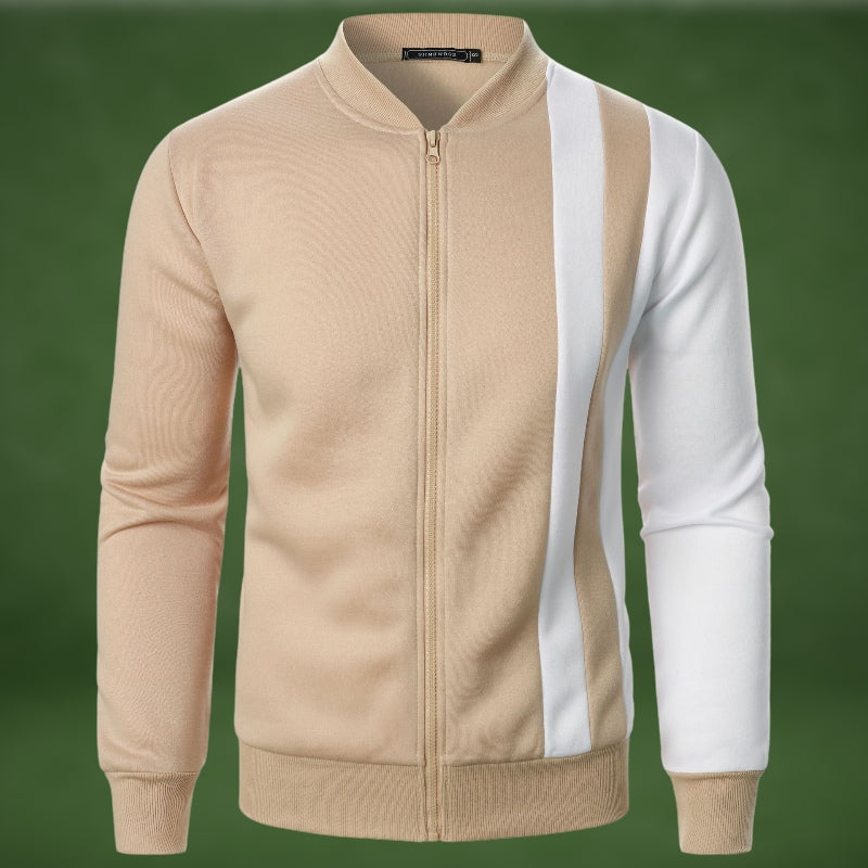 ModeGeist | Sportliches Sweatshirt mit Reißverschluss Polyester-mischung Dynamisches Design