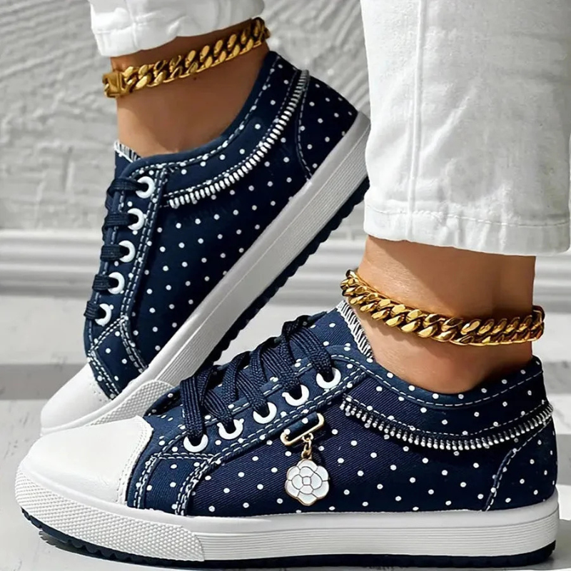 MODEGEIST Damen Casual Sneaker Stützend Atmungsaktiv