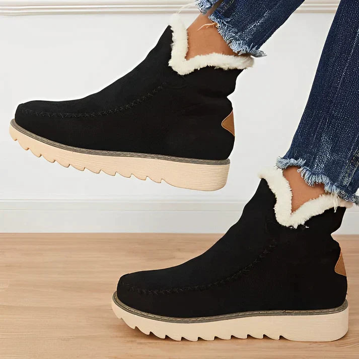 ModeGeist | Lässige Dicksohlige Kurzärmlige Stiefel